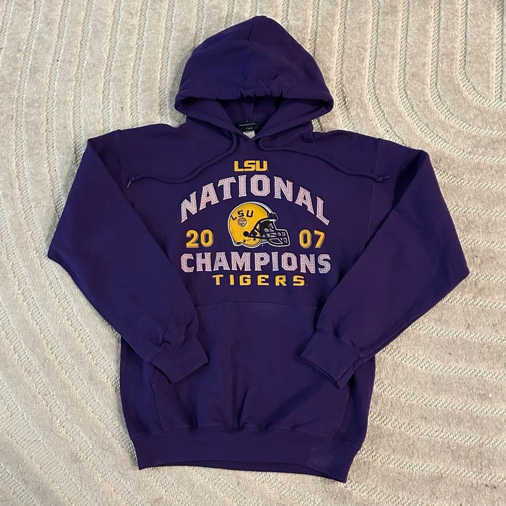 LSU Tigers Football National Champions 2007 Sweatshirt - S
